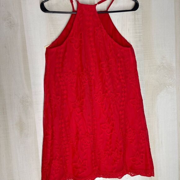 Altar’d State red sleeveless spaghetti strap lined dress, size small - Picture 16 of 16